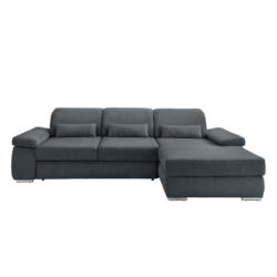 Ecksofa Milian Anthrazit,s: 295x188 Cm