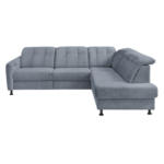 Möbelix Ecksofa Minori Chenille Hellblau, S: 270x198 cm