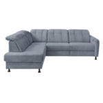 Möbelix Ecksofa Minori Chenille Hellblau, S: 198x270 cm