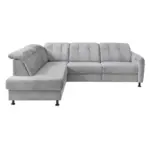M&ouml;belix Ecksofa Minori Chenille Silberfarben, S: 198x270 Cm