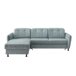 Ecksofa Minori Chenille Mintgrün, S: 184x267 Cm