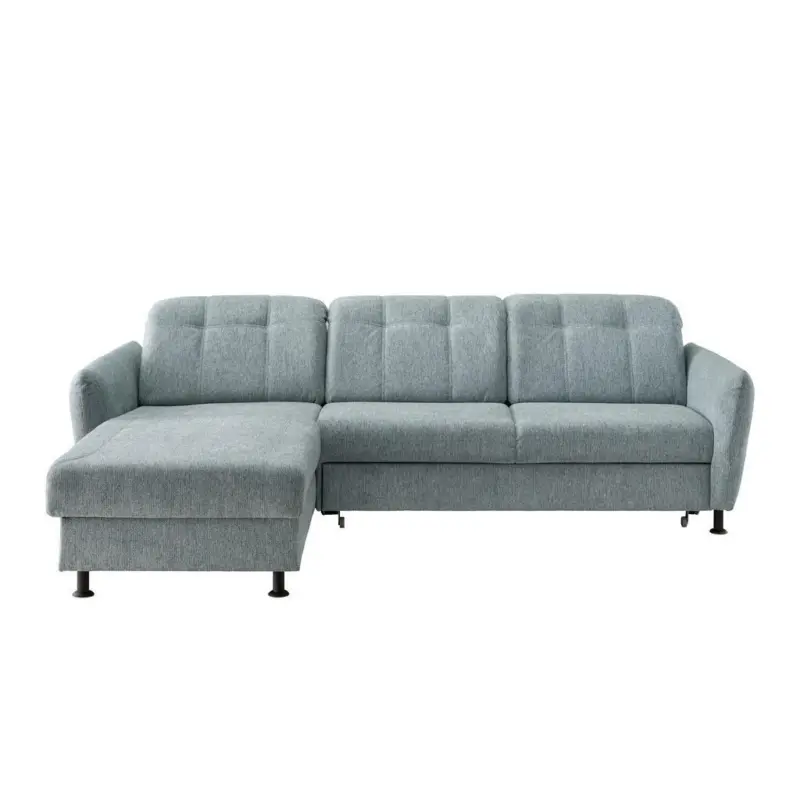 Ecksofa Minori Chenille Mintgrün, S: 184x267 Cm