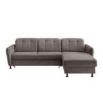 Möbelix Ecksofa Minori Chenille Graubraun, S: 267x184 Cm