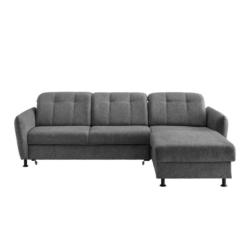 Ecksofa Minori Chenille Anthrazit, S: 267x184 Cm