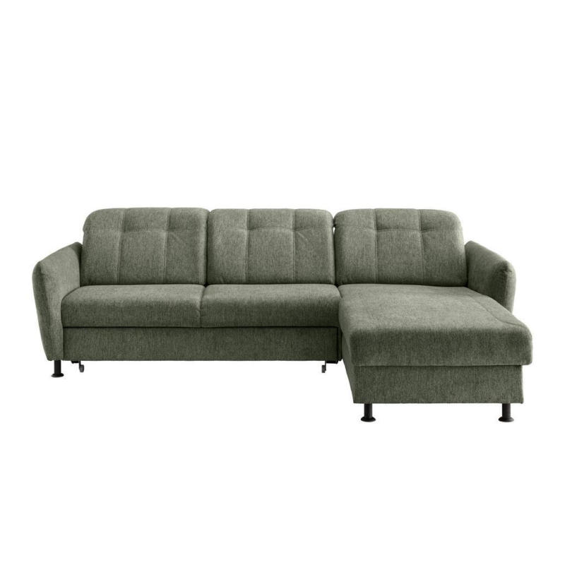 Ecksofa Minori Chenille Grün