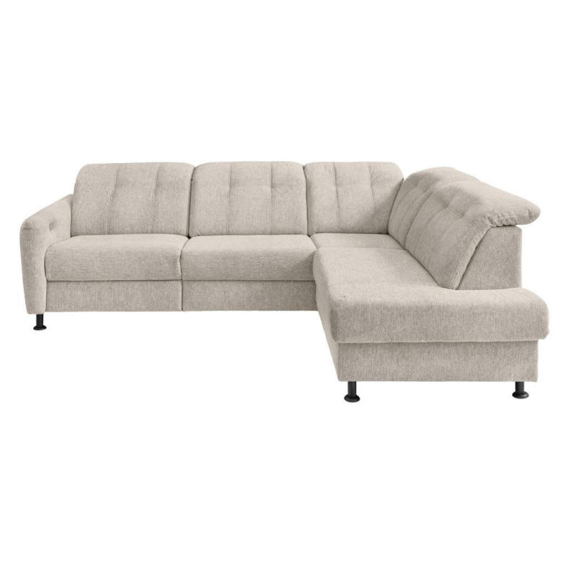 Ecksofa Minori Chenille Beige, S: 270x198 Cm