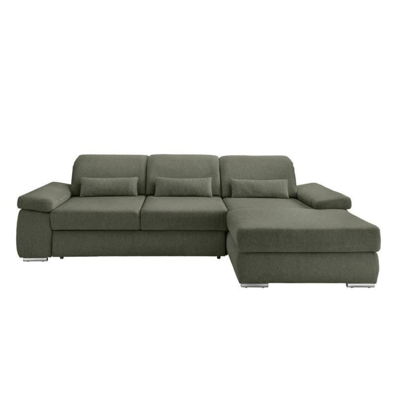 Ecksofa Milian Dunkelgrün,s: 295x188cm