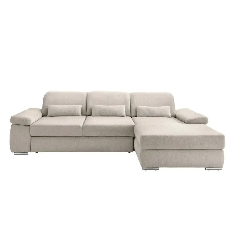 Ecksofa Milian Beige, S: 295x188 Cm