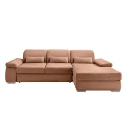 Ecksofa Milian Koralle, S: 295x188 Cm