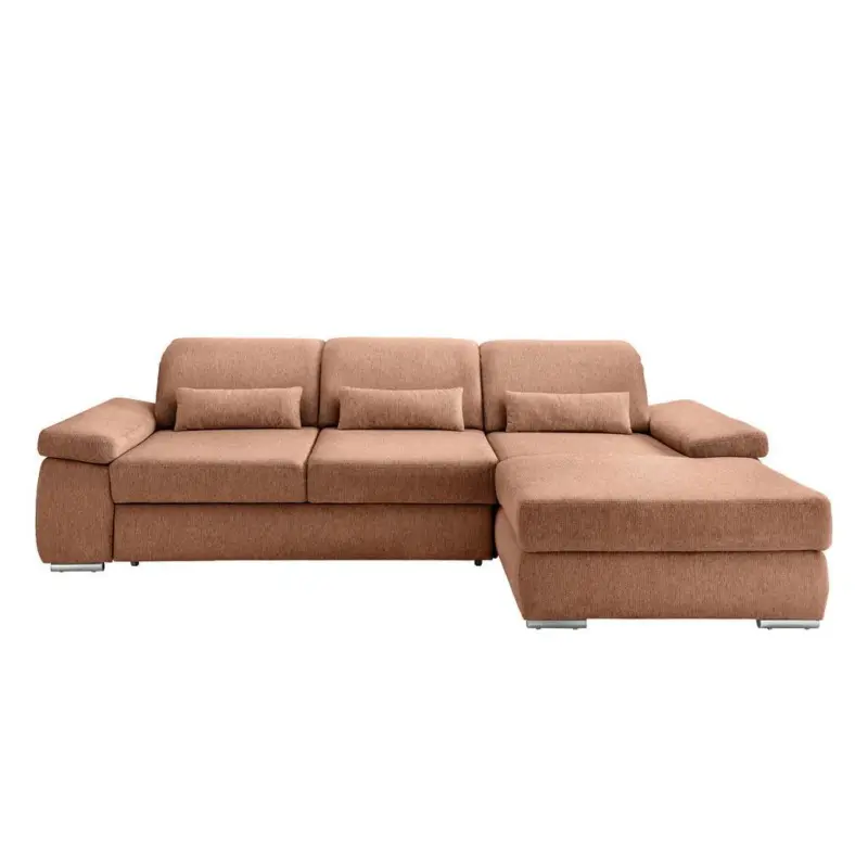 Ecksofa Milian Koralle, S: 295x188 Cm
