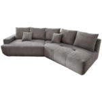 Möbelix Big Sofa Fertilia Bouclé Anthrazit, B: 323 cm