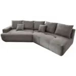 Möbelix Big Sofa Fertilia Bouclé Anthrazit, B: 323 Cm