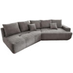 Möbelix Big Sofa Fertilia Bouclé Anthrazit, B: 323 cm