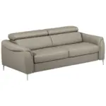 Möbelix Schlafsofa Pafos Schlammfarben Lederlook, Rindsleder B: 203cm