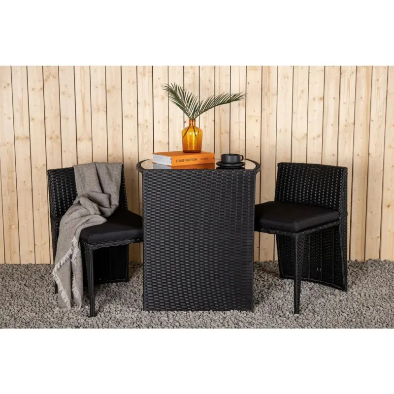 Balkonm&ouml;bel Set Savanna Metall/Kunststoff mit Kissen