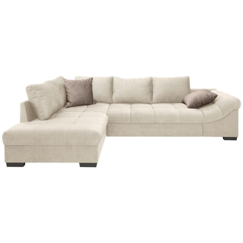 Eckschlafsofa Alvito Beige, S: 202x298 cm