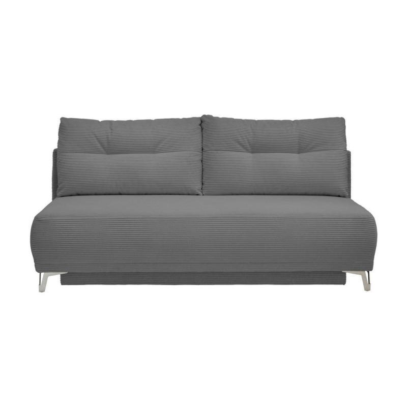 Schlafsofa Ari Grau Cord, B: 198 cm