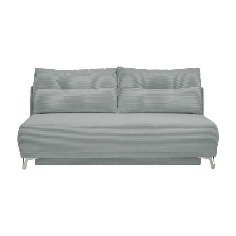 Schlafsofa Ari Hellblau Cord, B: 198 cm