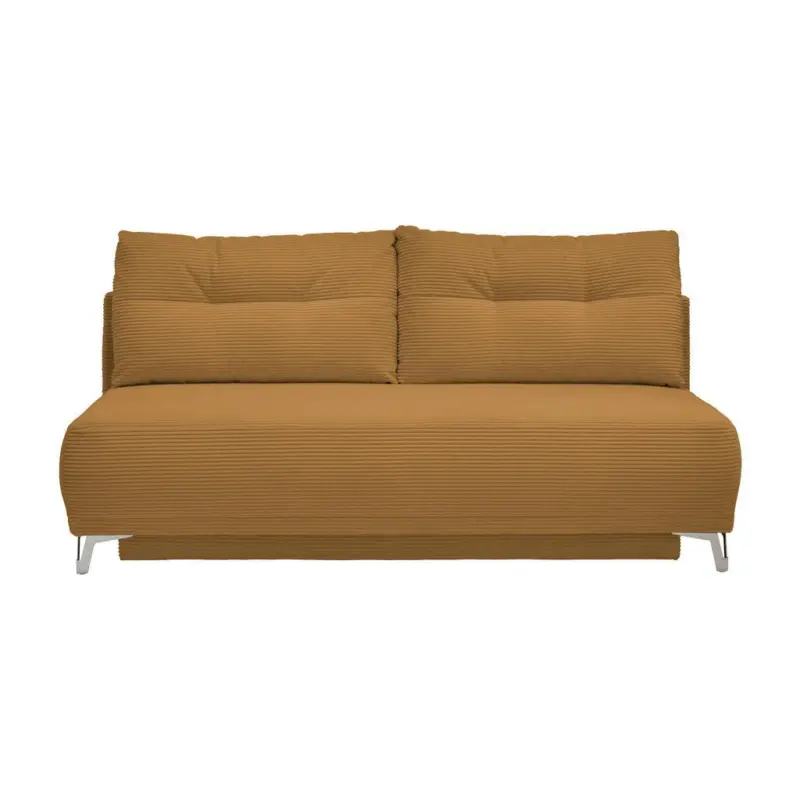Schlafsofa Ari Goldfarben Cord, B: 198 cm
