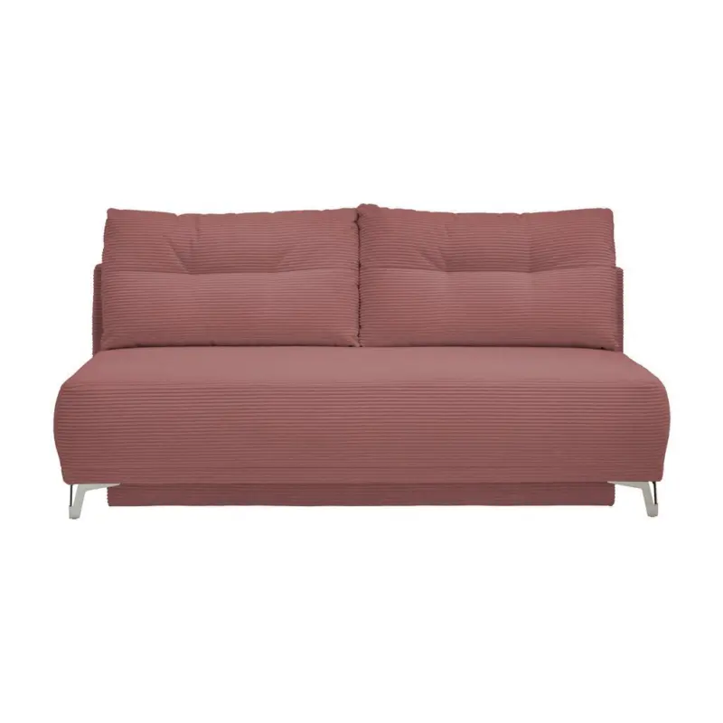 Schlafsofa Ari Rot Koralle Cord, B: 198 cm