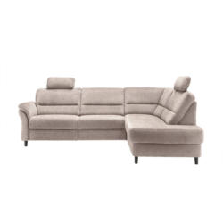 Ecksofa Cavoli Beige Relaxfunktion S: 266x190 cm