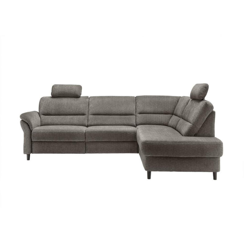 Ecksofa Cavoli Graubraun Relaxfunktion S: 266x190 cm