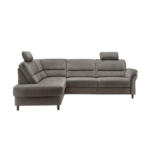 Möbelix Ecksofa Cavoli Graubraun Relaxfunktion S: 190x266 cm