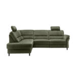 Möbelix Ecksofa Cavoli Olivgrün Relaxfunktion S: 190x266 Cm