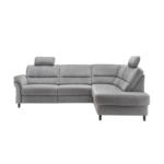 Möbelix Ecksofa Cavoli Grau Relaxfunktion S: 266x190 Cm