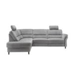 Möbelix Ecksofa Cavoli Grau Relaxfunktion S: 190x266 Cm