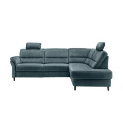 Ecksofa Cavoli Blau Relaxfunktion S: 266x190 Cm