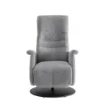 Möbelix Relaxsessel Latina Grau 360 Grad Drehbar, B: 72 Cm
