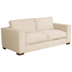 Schlafsofa Texas Creme Cord, B: 203 cm