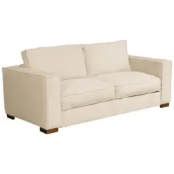 Schlafsofa Texas Creme Cord, B: 203 cm