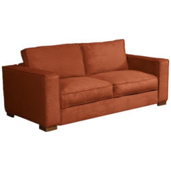 Schlafsofa Texas Rostfarben Cord, B: 203 cm