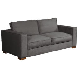 Schlafsofa Texas Grau Cord, B: 203 cm