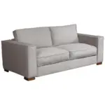M&ouml;belix Schlafsofa Texas Hellgrau Cord, B: 203 cm