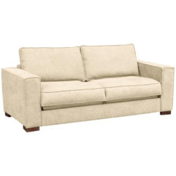 Schlafsofa Texas Creme Webstoff, B: 203 cm