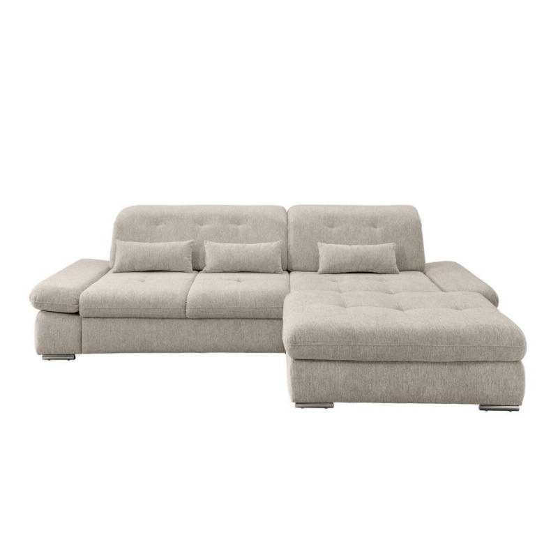 Ecksofa Mit Liegefunktion Dalida Beige, S: 300x196 Cm