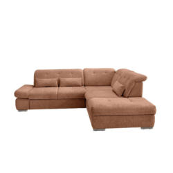 Ecksofa Mit Schlaffunktion Dalida Koralle, S: 280x254 Cm