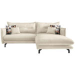 Möbelix Ecksofa mit Armteilverstellung Lava, Beige, S: 255x180 cm