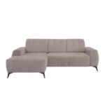 Möbelix Ecksofa mit USB Anschluss Sano, Taupe , S: 180x258 cm