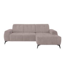 Ecksofa mit USB Anschluss Sano, Taupe, S: 258x180 cm