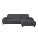 Möbelix Ecksofa Mit Usb Anschluss Sano, Anthrazit, S: 258x180 Cm