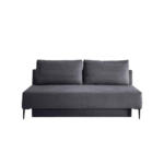 Möbelix Schlafsofa Petri Grau Cord, Rücken Echt B: 198 Cm