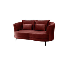 2-sitzer-sofa Koralle Velours, Rücken Echt B: 179 Cm