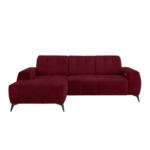 Möbelix Ecksofa mit USB Anschluss Sano, Bordeaux, S: 180x258 cm