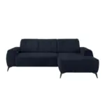 Möbelix Ecksofa Mit Usb Anschluss Sano, Dunkelblau,s: 258x180 Cm