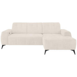 Ecksofa mit USB Anschluss Sano, Creme, S: 258x180 cm