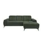 Möbelix Ecksofa Mit Usb Anschluss Sano, Dunkelgrün,s: 258x180 Cm